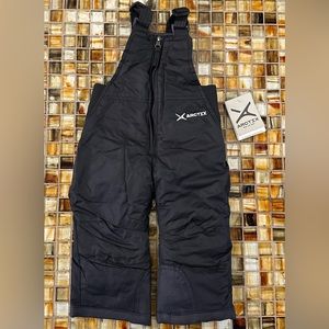 NWT Arctix Infant/Toddler Chest High Snow Bib Overalls~Black~12M~Unisex